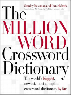 cover image of The Million Word Crossword Dictionary